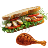 Sandwich 12 Granos Pollo